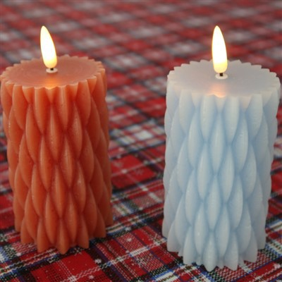 موم بتی کی روشنی میں کرسمس لائٹ کی قیادت کی گئی